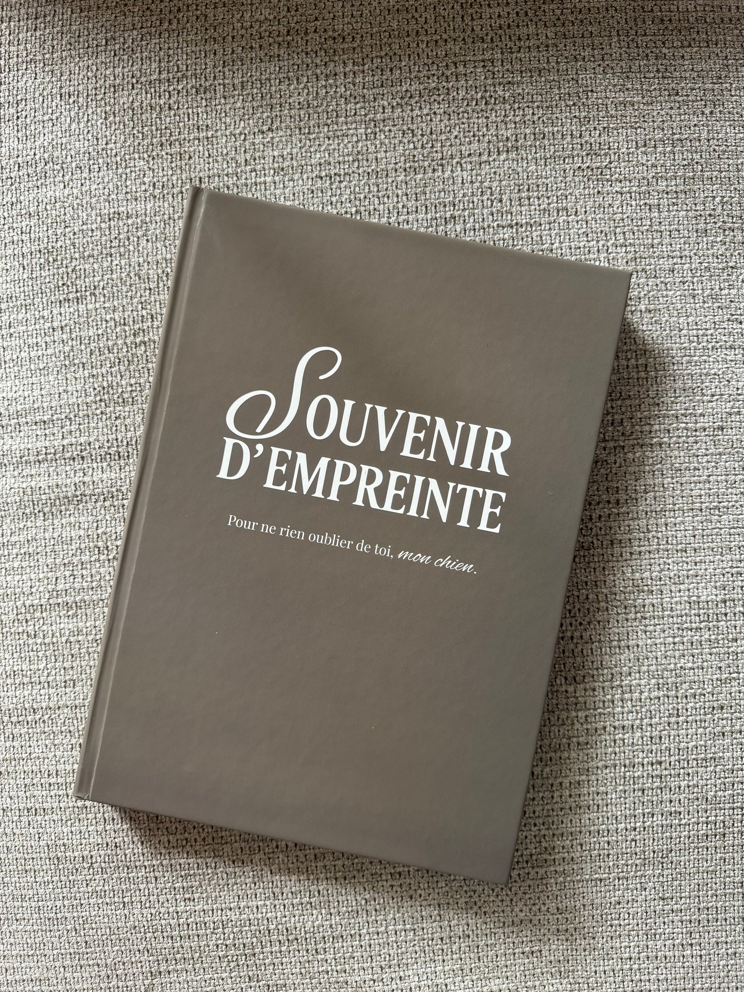 Livre de souvenirs à remplir - Pour chiens